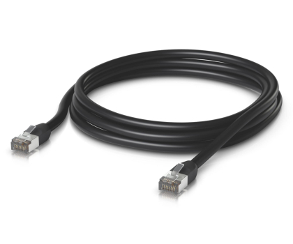 Kabel sieciowy RJ-45 (LAN) Ubiquiti UACC-Cable-Patch-Outdoor-3m-BK  LAN  Cat.5e STP 3m czarny